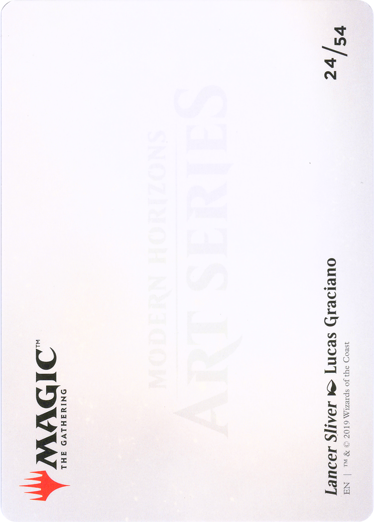 Lancer Sliver // Lancer Sliver (AMH1-024) - Modern Horizons Art Series (Borderless)