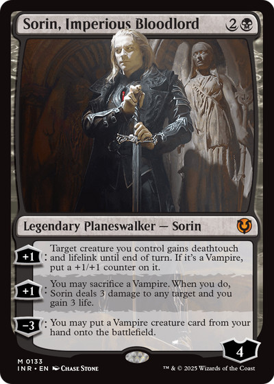 Sorin, Imperious Bloodlord (INR-133) - Innistrad Remastered Foil