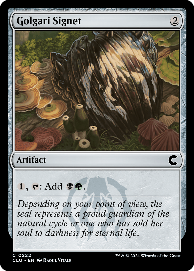 Golgari Signet (CLU-222) - Ravnica: Clue Edition