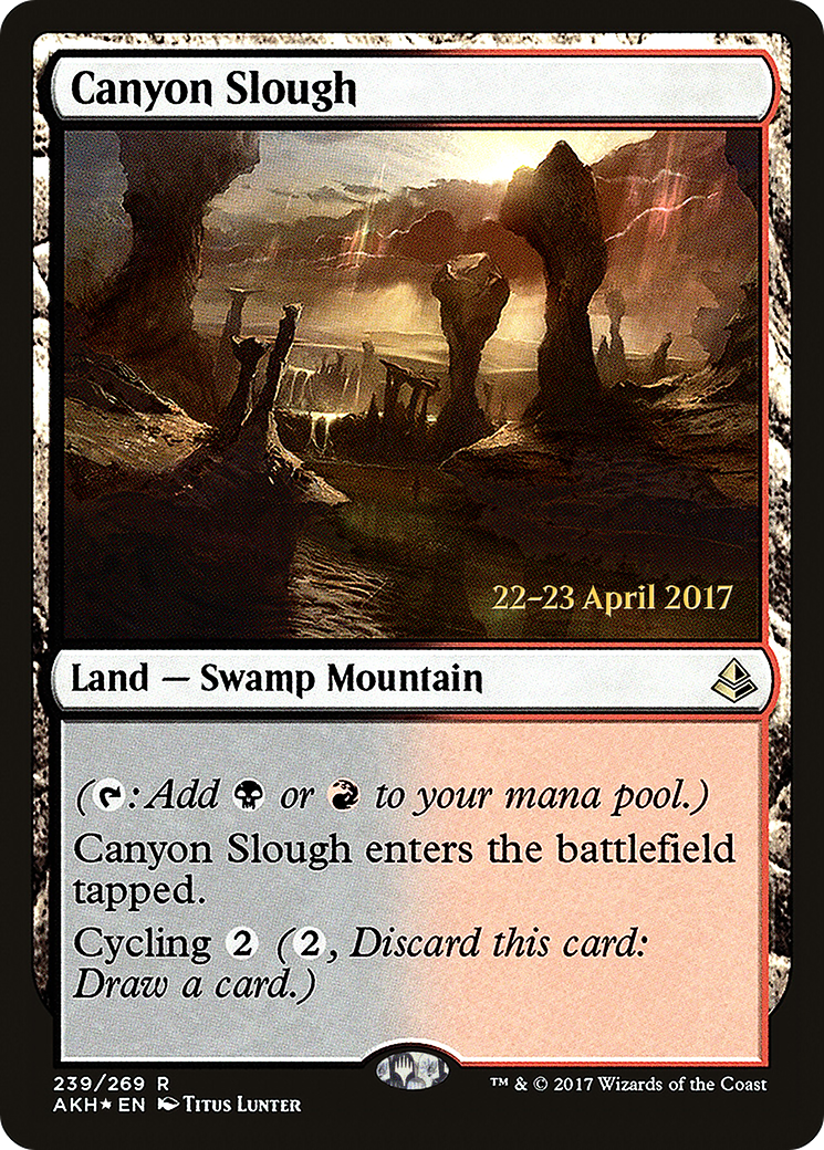 Canyon Slough (PRE-239) - Amonkhet Promos Foil