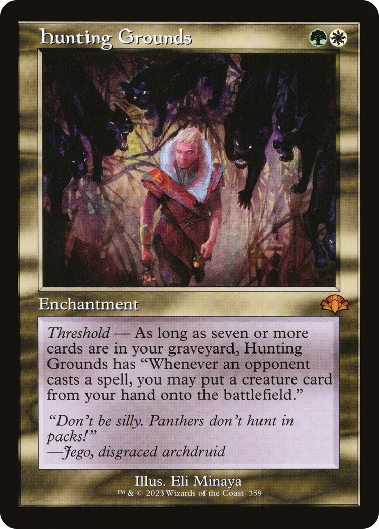 Hunting Grounds (Retro Frame) (DMR-359) - Dominaria Remastered