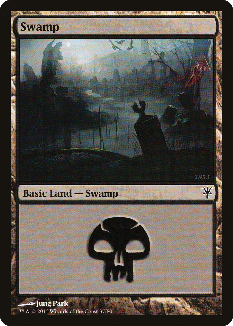 Swamp (37) (DDK-037) - Duel Decks: Sorin vs. Tibalt