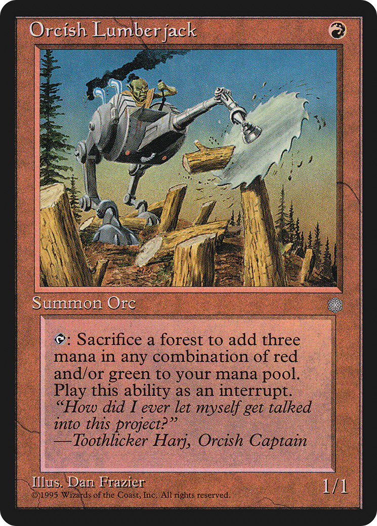 Orcish Lumberjack (ICE-) - Ice Age
