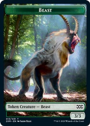 Beast Token (2XM-013) - Double Masters