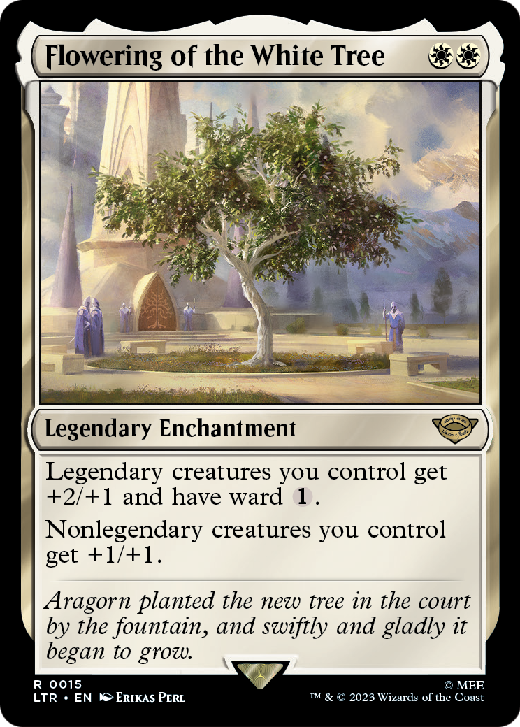 Flowering of the White Tree (LTR-015) - The Lord of the Rings: Tales of Middle-earth Foil