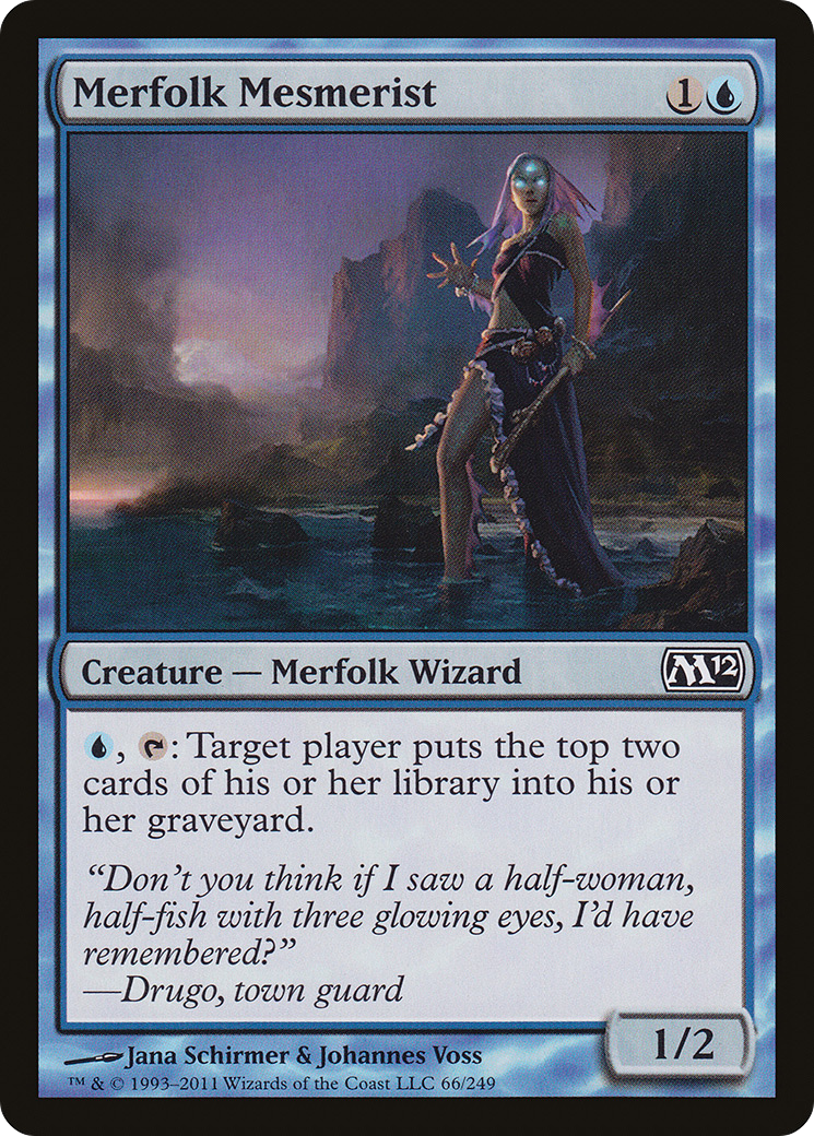 Merfolk Mesmerist (M12-066) - Magic 2012 Foil