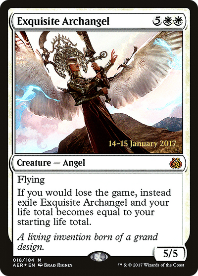 Exquisite Archangel (PRE-018) - Aether Revolt Promos Foil