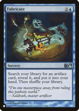 Fabricate (LIST-52/249) - The List Reprints Foil