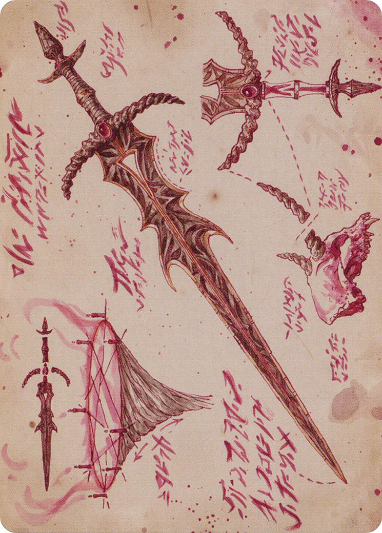 Blackblade Reforged // Blackblade Reforged (ABRO-056) - The Brothers' War Art Series (Borderless) Foil