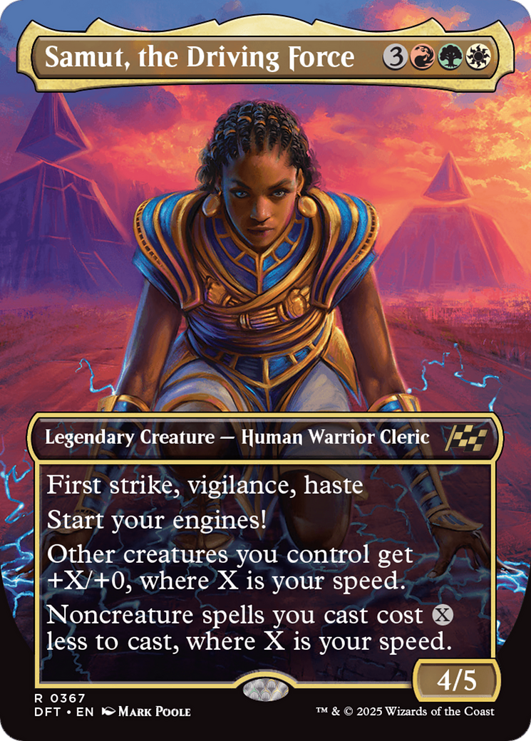 Samut, the Driving Force (Borderless) (DFT-367) - Aetherdrift (Borderless)