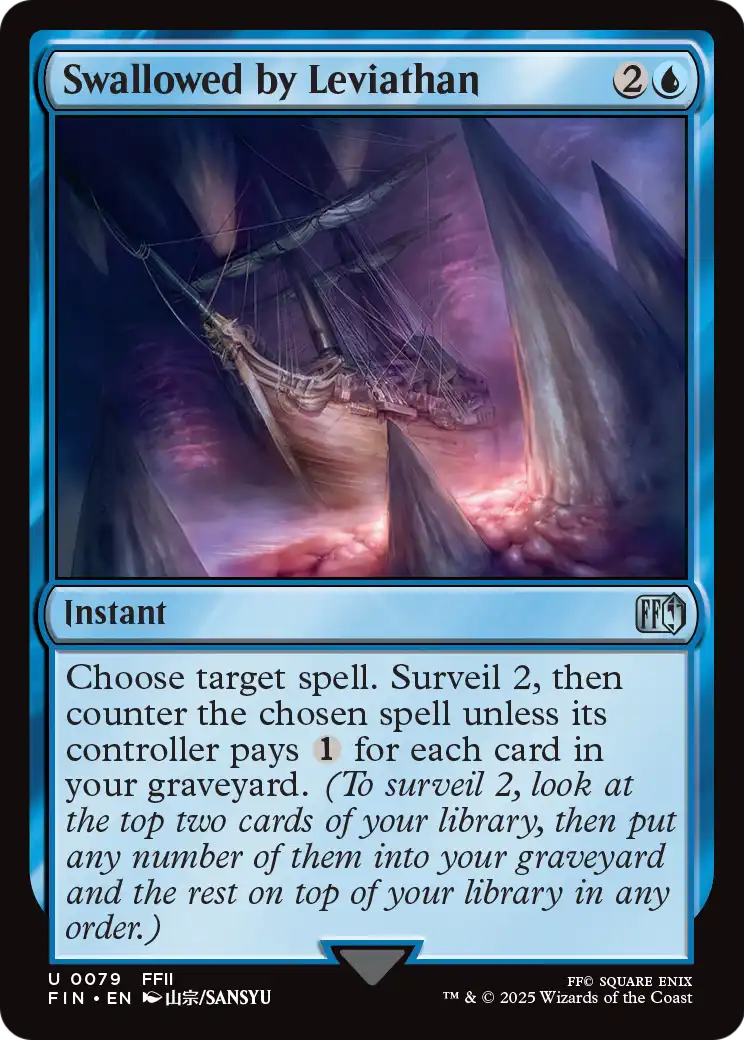 Swallowed by Leviathan (FIN-079) - FINAL FANTASY Foil