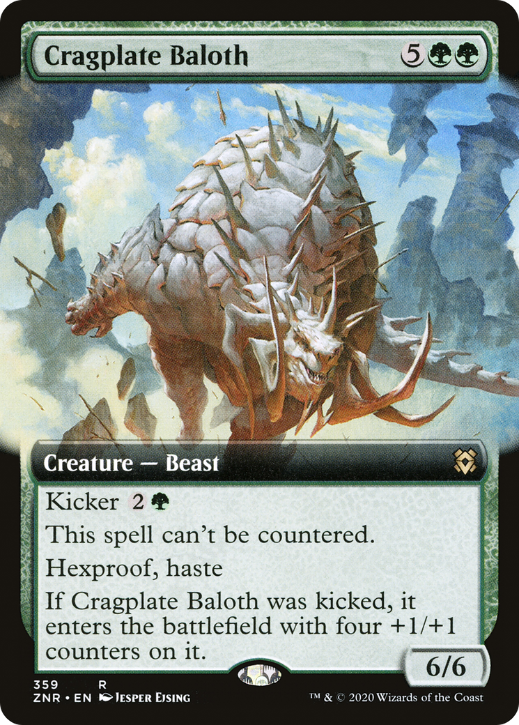 Cragplate Baloth (Extended Art) (ZNR-359) - Zendikar Rising: (Extended Art) Foil