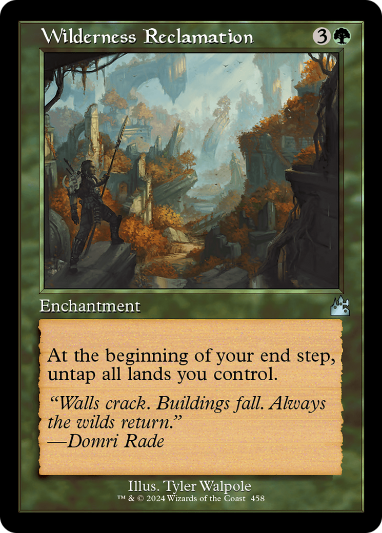 Wilderness Reclamation (Retro Frame) (RVR-458) - Ravnica Remastered