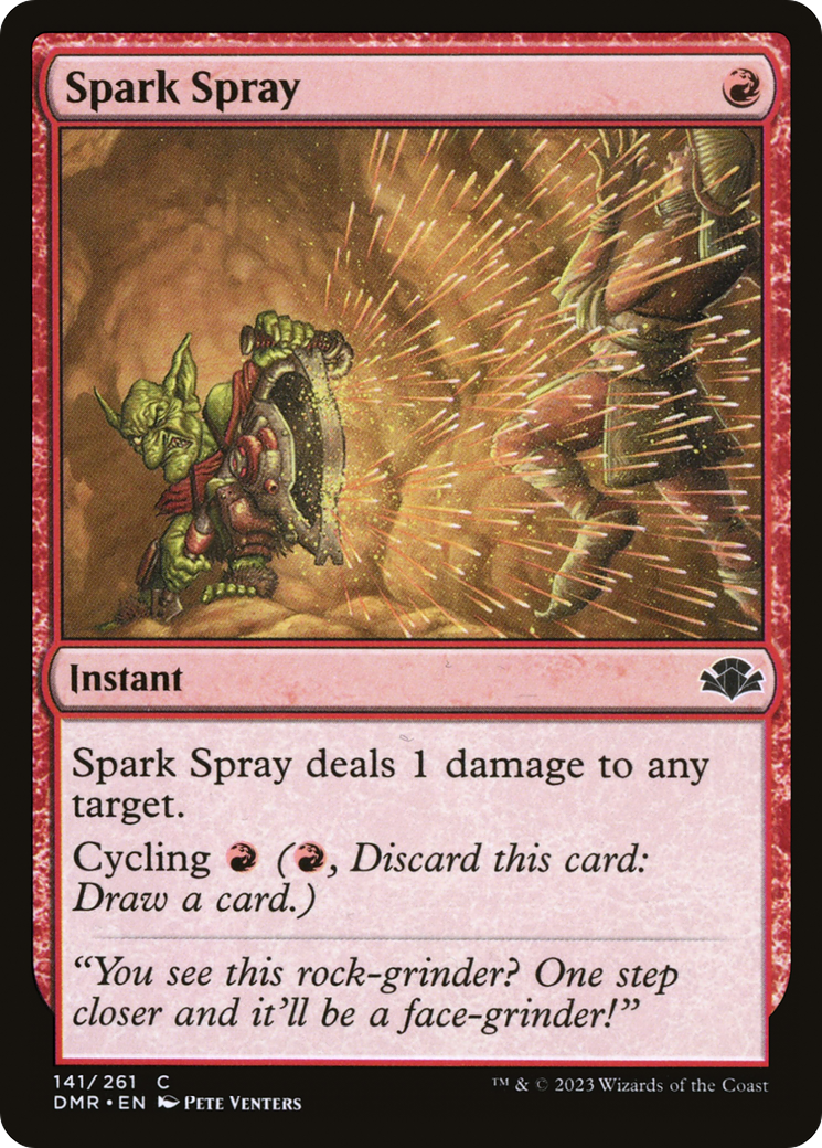 Spark Spray (DMR-141) - Dominaria Remastered Foil