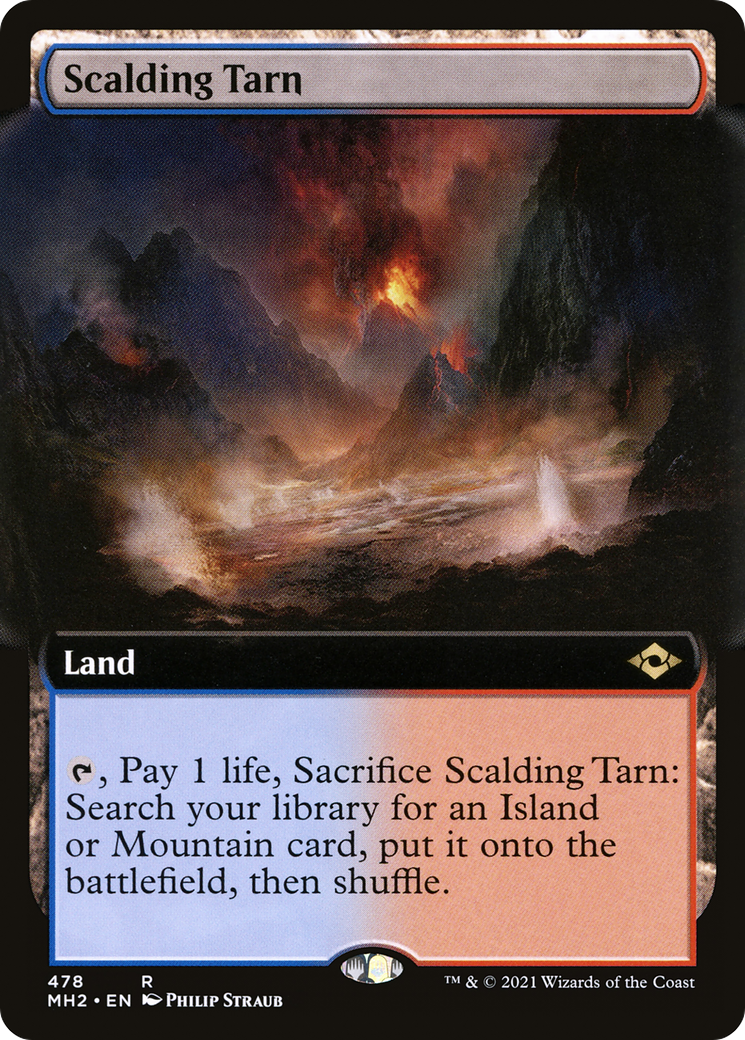 Scalding Tarn (Extended Art) (MH2-478) - Modern Horizons 2: (Extended Art) Foil