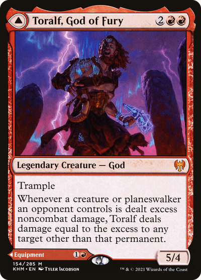 Toralf, God of Fury (KHM-154) - Kaldheim