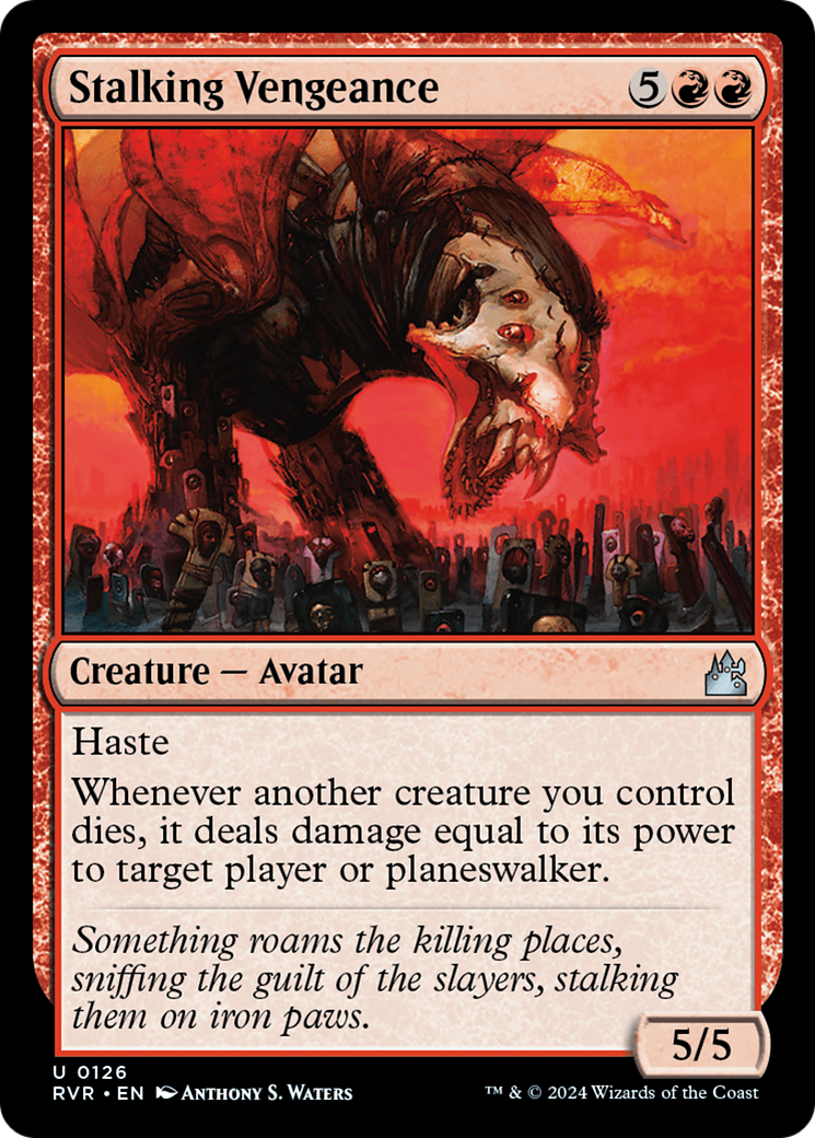 Stalking Vengeance (RVR-126) - Ravnica Remastered Foil