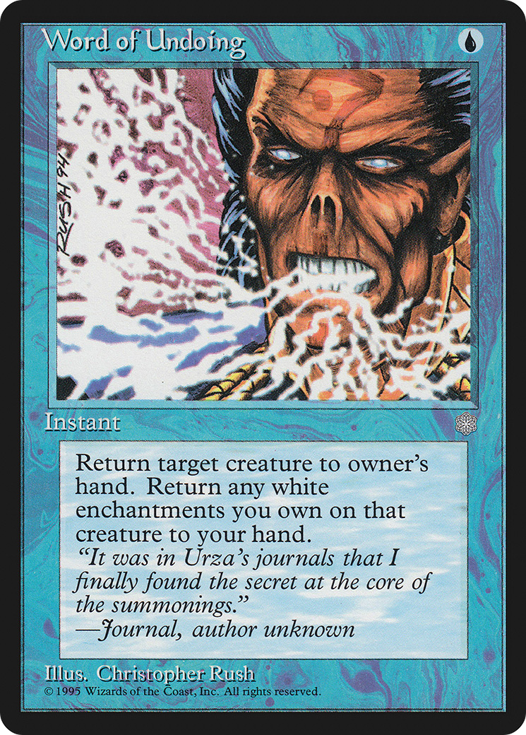 Word of Undoing (ICE-) - Ice Age