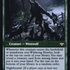 Howlpack Piper (PRE-205) - Innistrad: Crimson Vow Promos: (Double Faced Transform) Foil