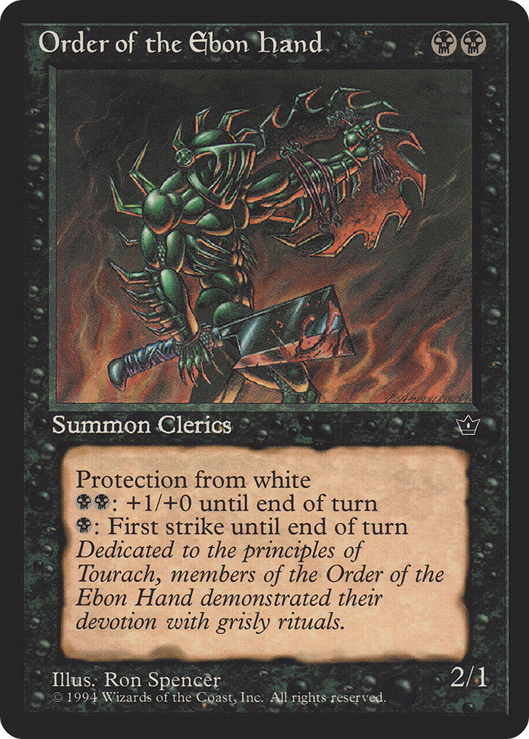 Order of the Ebon Hand (Spencer) (FEM-) - Fallen Empires