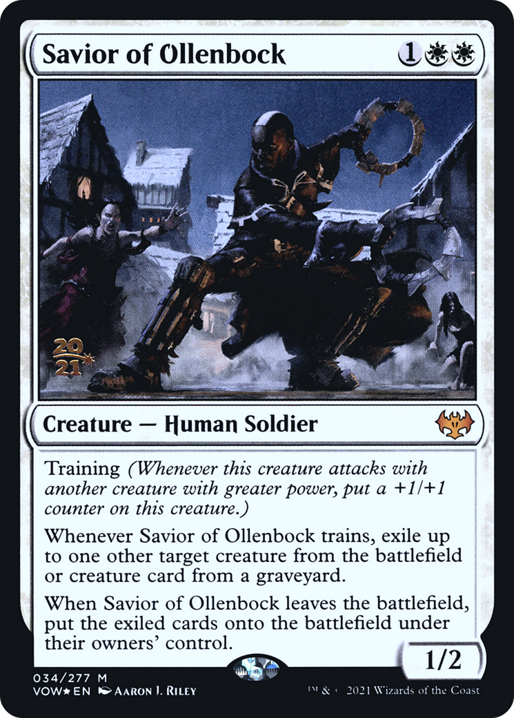 Savior of Ollenbock (PRE-034) - Innistrad: Crimson Vow Promos Foil