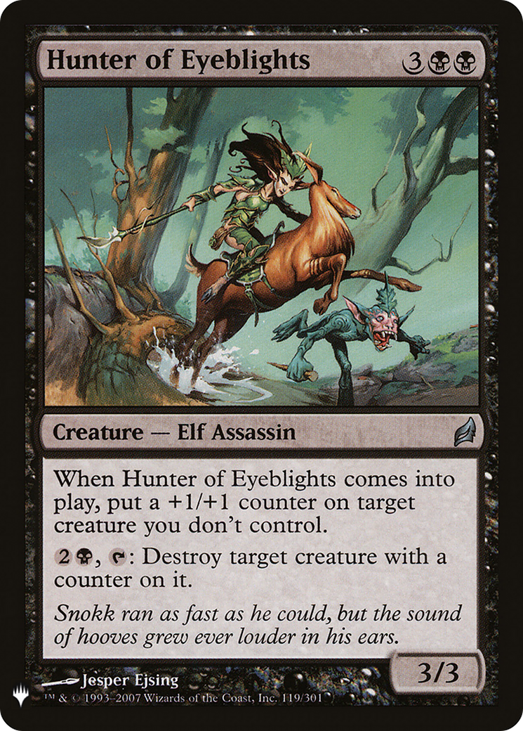 Hunter of Eyeblights (LIST-LRW-119) - The List