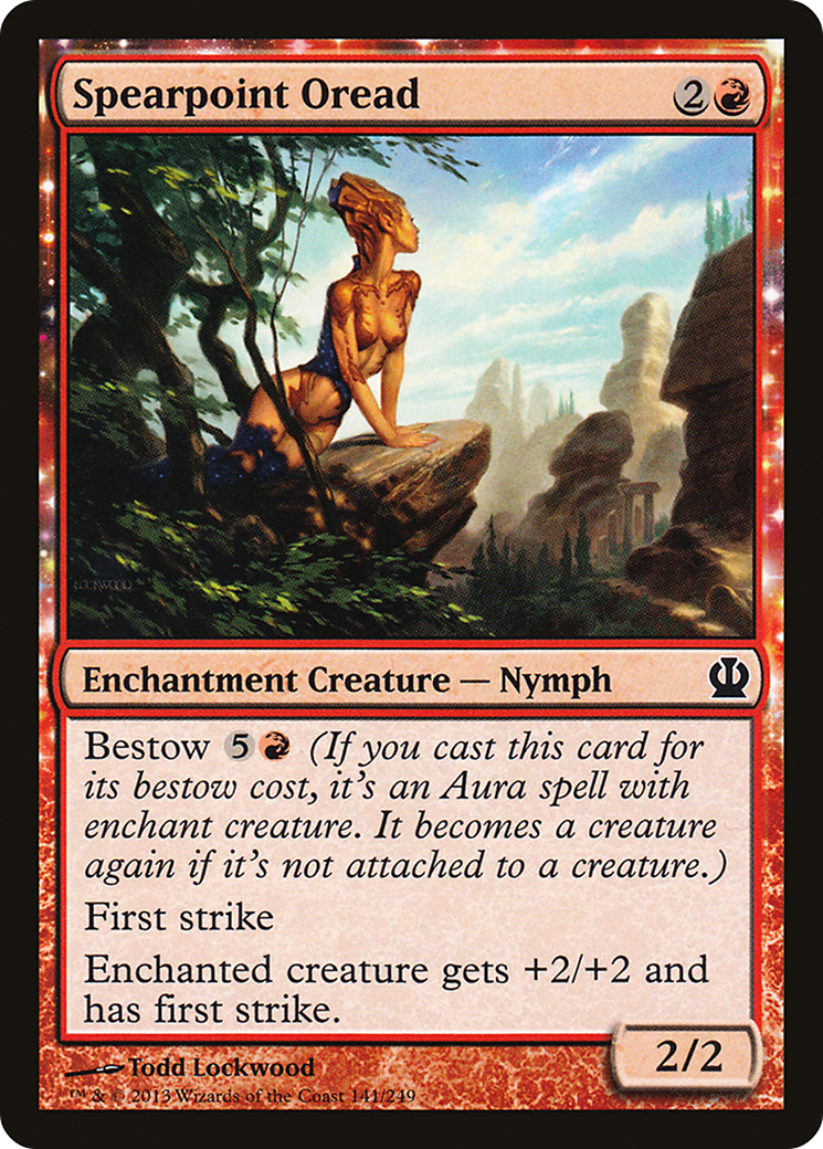 Spearpoint Oread (THS-141) - Theros: (enchantment) Foil