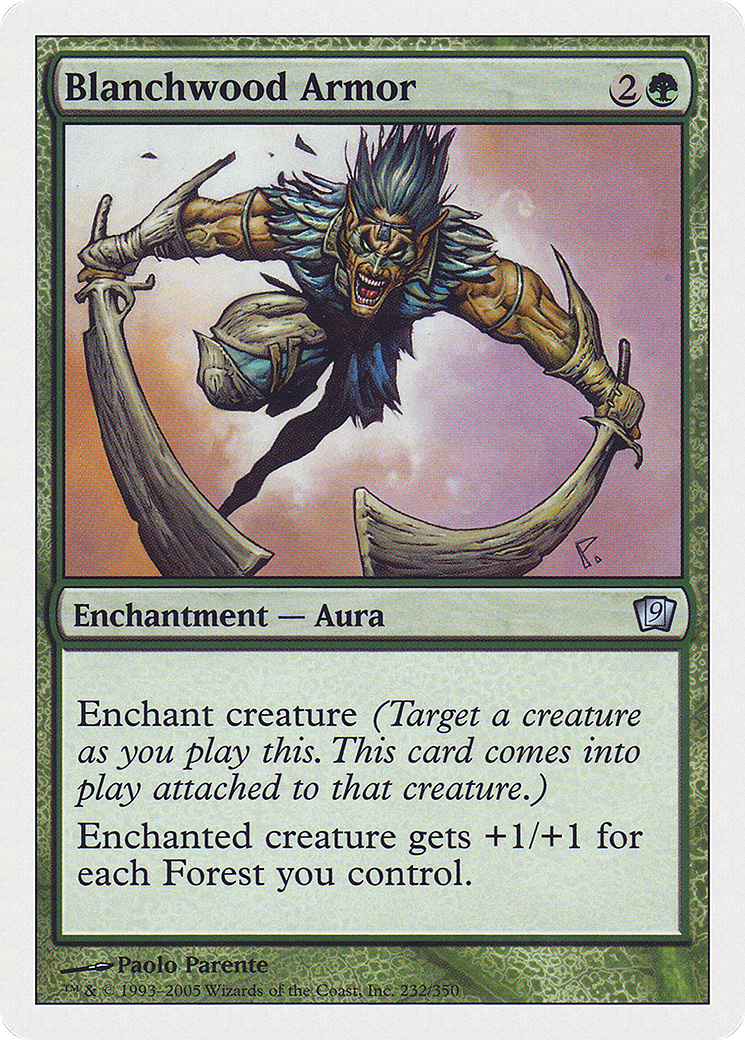 Blanchwood Armor (9ED-232) - 9th Edition Foil