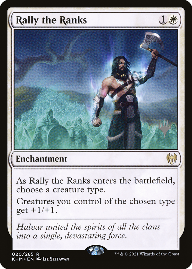Rally the Ranks (PPKHM-020) - Kaldheim Promos Foil