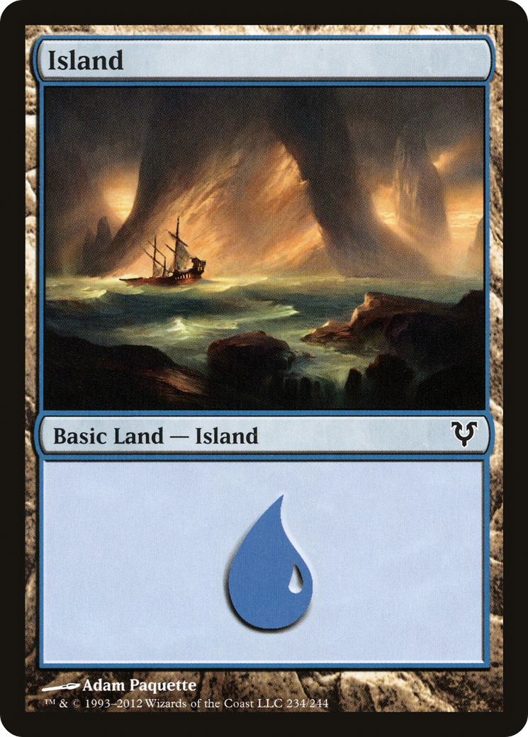 Island (234) (AVR-234) - Avacyn Restored Foil