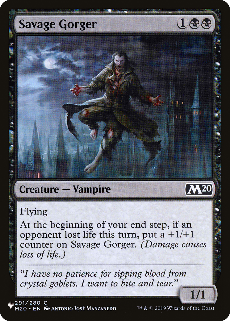 Savage Gorger (LIST-291/280) - The List