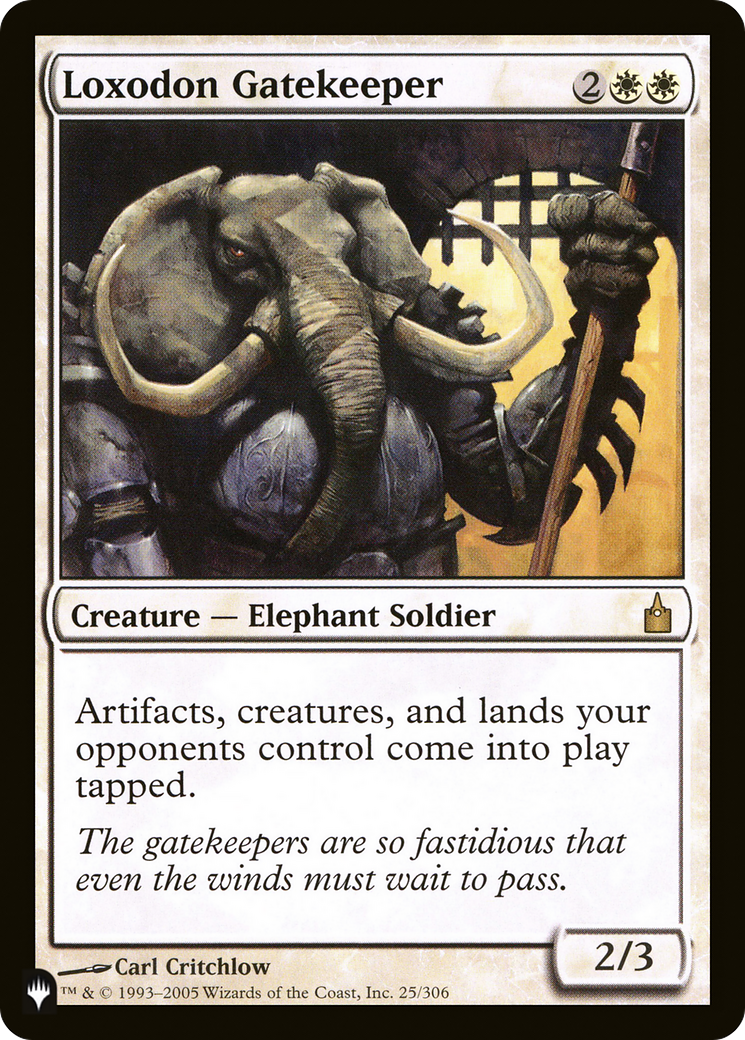 Loxodon Gatekeeper (LIST-25/306) - The List