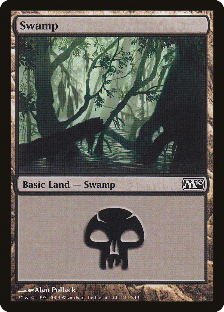 Swamp (241) (M10-241) - Magic 2010 Foil