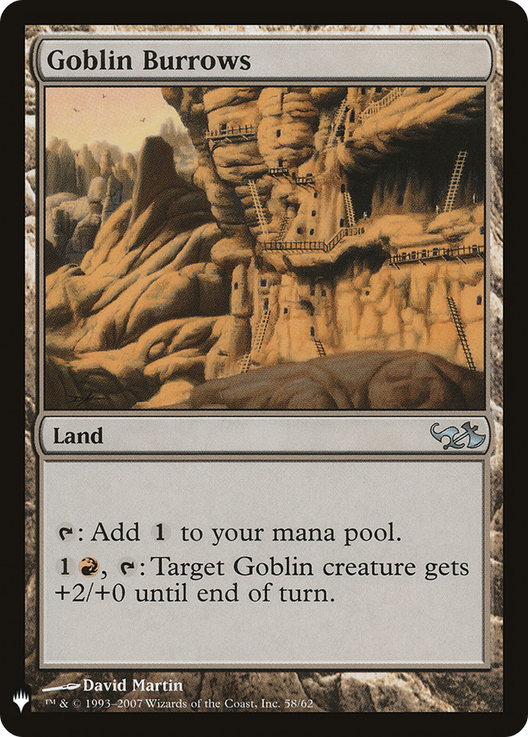 Goblin Burrows (LIST-DD1-58) - The List