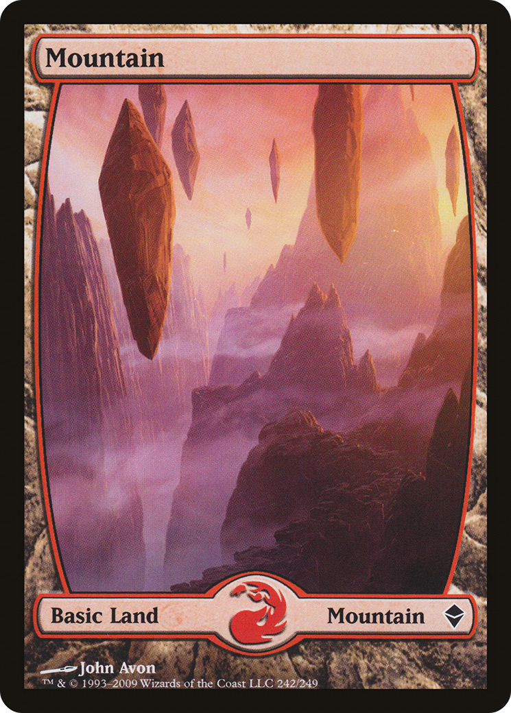 Mountain (242) - Full Art (ZEN-242) - Zendikar