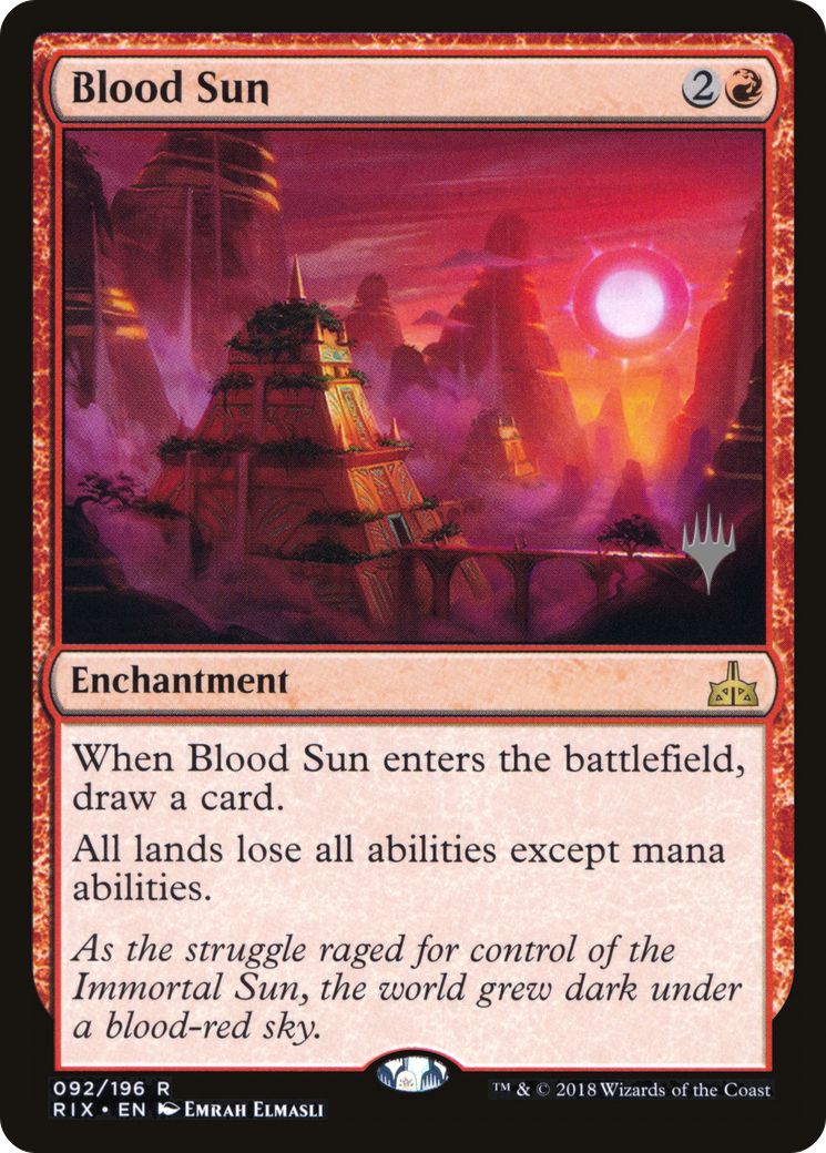 Blood Sun (PPM20-092) - Rivals of Ixalan Promos Foil