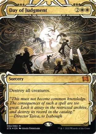 Day of Judgment (Foil Etched) (STA-002) - Strixhaven Mystical Archive (Borderless) Foil