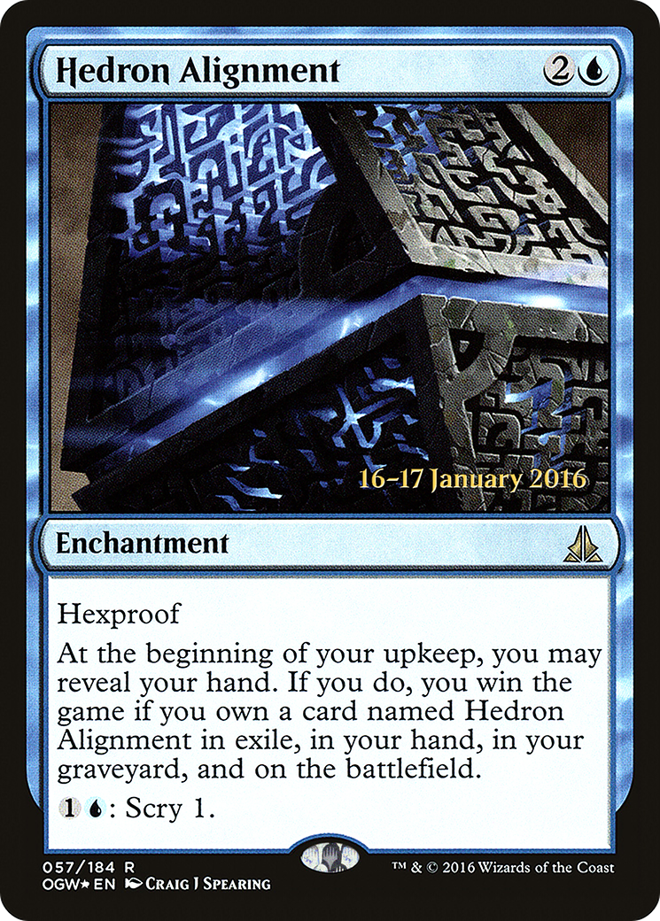 Hedron Alignment (PRE-057) - Oath of the Gatewatch Promos Foil