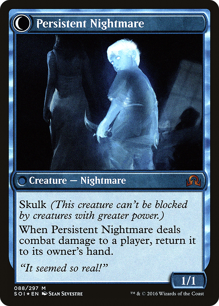 Startled Awake (PRE-088) - Shadows over Innistrad Promos: (Double Faced Transform) Foil