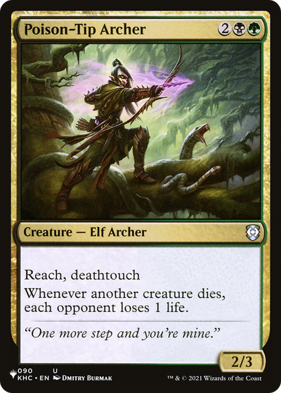 Poison-Tip Archer (LIST-090) - The List