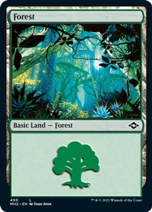Forest (490) (MH2-490) - Modern Horizons 2 Etched Foil