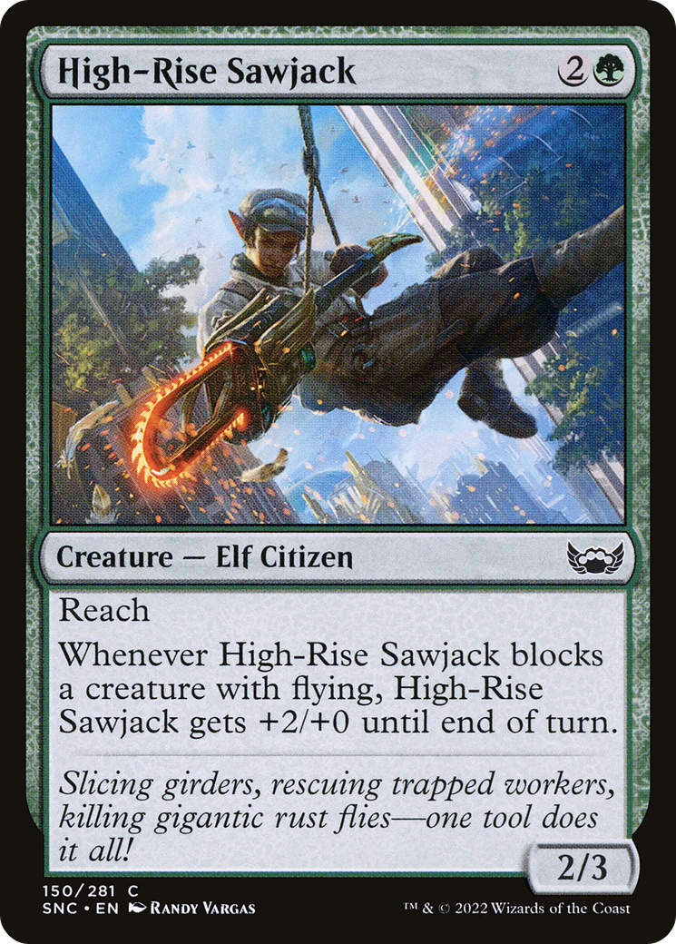 High-Rise Sawjack (SNC-150) - Streets of New Capenna Foil