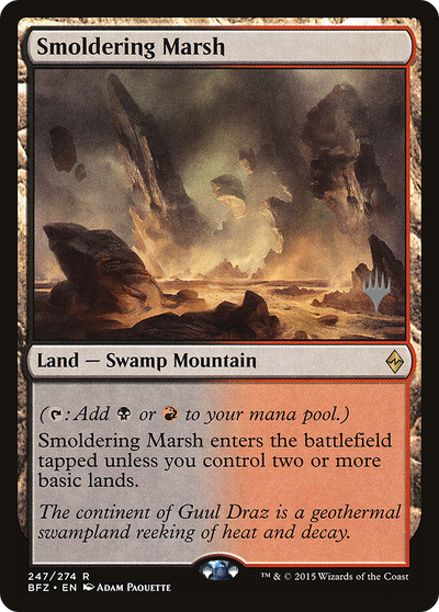 Smoldering Marsh (PPKHM-) - Battle for Zendikar Promos