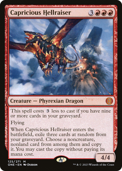 Capricious Hellraiser (ONE-125) - Phyrexia: All Will Be One
