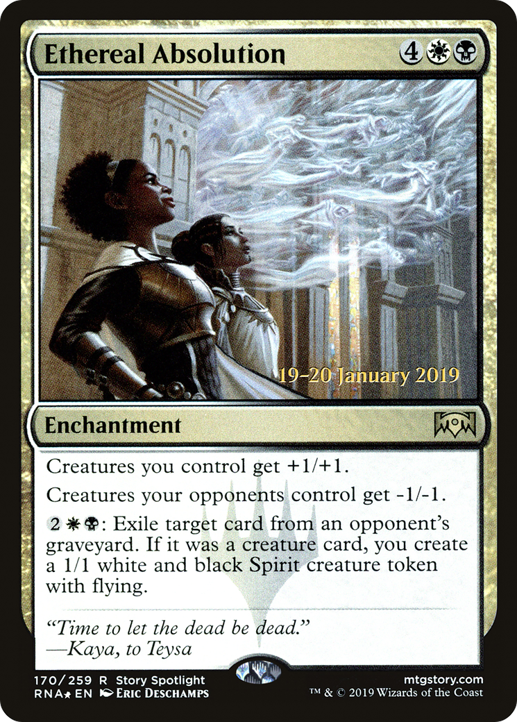 Ethereal Absolution (PRE-170) - Ravnica Allegiance Promos Foil