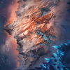 Mountain // Mountain (ALTR-031) - Tales of Middle-earth Art Series (Borderless)