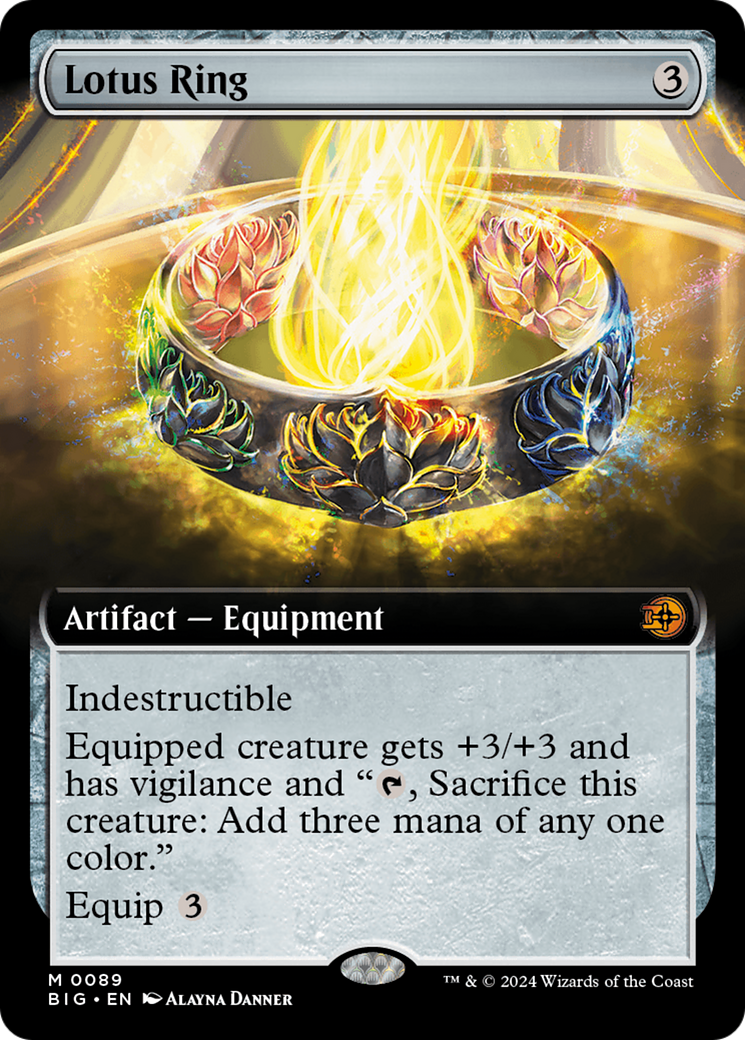 Lotus Ring (Extended Art) (BIG-089) - The Big Score: (Extended Art) Foil