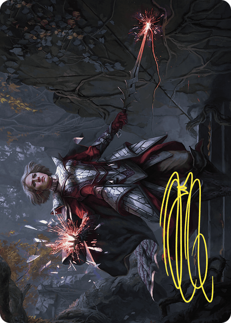 Rowan, Scion of War // Rowan, Scion of War (AWOE-031) - Wilds of Eldraine Art Series (Borderless)