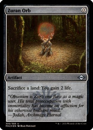 Zuran Orb (Foil Etched) (MH2-300) - Modern Horizons 2 Foil