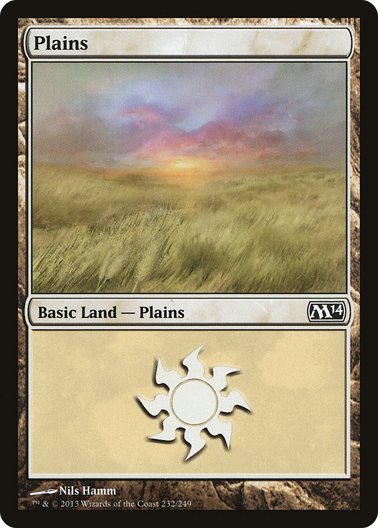 Plains (232) (M14-232) - Magic 2014